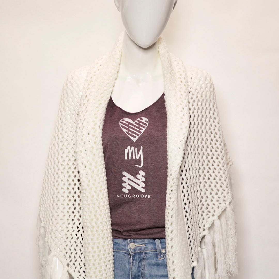 Vintage purple modern tank styled in every day chic wear