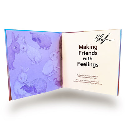 Making Friends with Feelings 10"x10" Book - Signed by Author