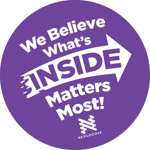 What's Inside Matter's Most! Neugroove, an inspirational line that shares gentle reminders to be thoughtful and loving to yourself and others.